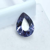 Natural 5.30 Carat Pear Alexandrite on White Background – Eye-Clean Loose Gemstone
